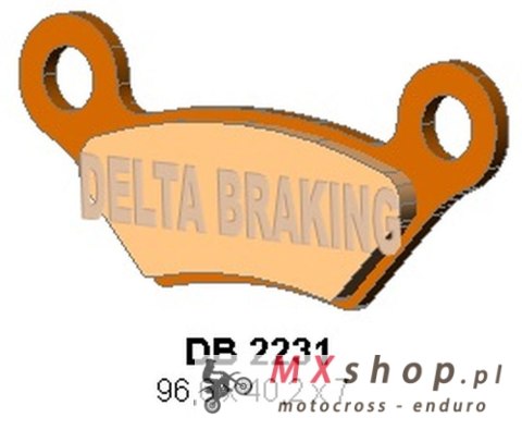 DELTA BRAKING KLOCKI HAMULCOWE KH609 PRZÓD/TYŁ JCB 800D/1000D GROUNDHOG '08-'09, 800D/1000D WORKMAX '10-'14, TYŁ JOHN DEERE XUV DELTA BRAKING KLOCKI HAMULCOWE KH609 PRZÓD/TYŁ JCB 800D/1000D GROUNDHOG '08-'09, 800D/1000D WORKMAX '10-'14, TYŁ JOHN DEERE XUV