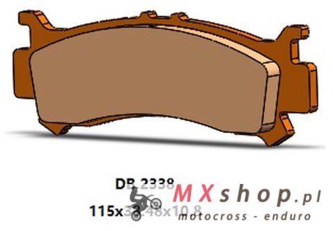 DELTA BRAKING KLOCKI HAMULCOWE KH701 LEWY PRZÓD HONDA SXS 1000 PIONEER '16-'22, SXS 1000 TALON '19-'22 DELTA BRAKING KLOCKI HAMULCOWE KH701 LEWY PRZÓD HONDA SXS 1000 PIONEER '16-'22, SXS 1000 TALON '19-'22
