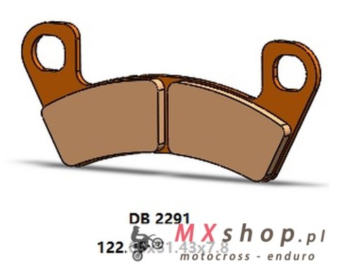DELTA BRAKING KLOCKI HAMULCOWE KH741 PRZÓD ARCTIC CAT WILDCAT 700 '15-'19, STAMPEDE 900 '17-'19 DELTA BRAKING KLOCKI HAMULCOWE KH741 PRZÓD ARCTIC CAT WILDCAT 700 '15-'19, STAMPEDE 900 '17-'19
