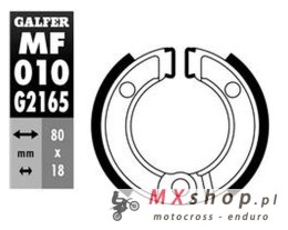 GALFER SZCZĘKI HAMULCOWE PRZÓD HONDA CRF 50 '04-, NE 50 VISION '85-, PEUGEOT ST 50 '81-, STL2 50 '80-,