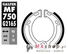 GALFER SZCZĘKI HAMULCOWE TYŁ MBK MOTOBEKANE BOOSTER 50 '94-, BOOSTER 100 '99,