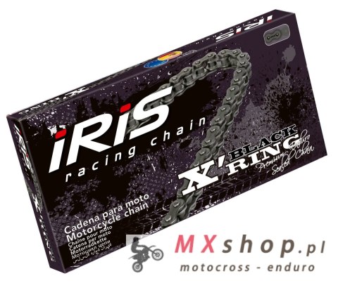 IRIS 520 XR-100 ŁAŃCUCH NAPĘDOWY (100-OGNIW) X-RING (OTWARTY + ZAPINKA) KOLOR CZARNY (DO 600CCM) (35,0KN) IRIS 520 XR-100 ŁAŃCUCH NAPĘDOWY (100-OGNIW) X-RING (OTWARTY + ZAPINKA) KOLOR CZARNY (DO 600CCM) (35,0KN)