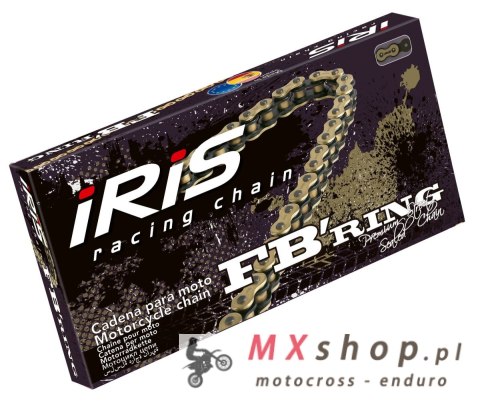IRIS 525 FB-100 ŁAŃCUCH NAPĘDOWY (100-OGNIW) FB-RING (OTWARTY+ZAKUWKA) KOLOR ZŁOTY (DO 1000CCM) (39,0KN) IRIS 525 FB-100 ŁAŃCUCH NAPĘDOWY (100-OGNIW) FB-RING (OTWARTY+ZAKUWKA) KOLOR ZŁOTY (DO 1000CCM) (39,0KN)