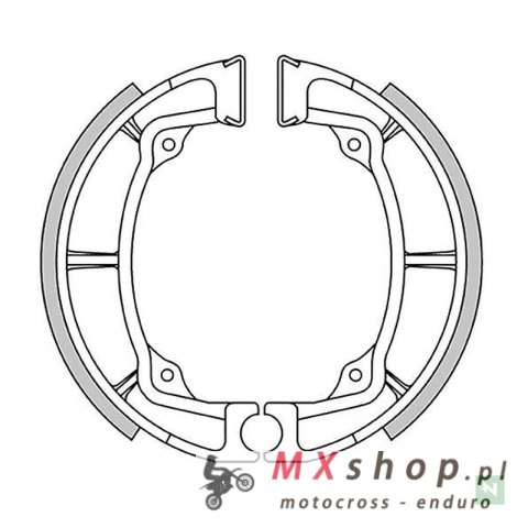 NEWFREN SZCZĘKI HAMULCOWE PRZÓD KAWASAKI KDX 250 '79-'84, KL 250 '78-'79, KLF 220 '88-'02, KLF 185 BAYOU '86-'88, KLF 250 BAYOU NEWFREN SZCZĘKI HAMULCOWE PRZÓD KAWASAKI KDX 250 '79-'84, KL 250 '78-'79, KLF 220 '88-'02, KLF 185 BAYOU '86-'88, KLF 250 BAYOU