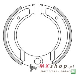NEWFREN SZCZĘKI HAMULCOWE TYŁ HONDA CR 480R '82, KTM GS 125/175 '72-'82, MC 250 '74-'83, MX 250 '74-'81 (130X30MM)