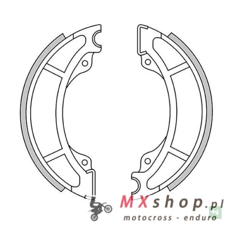 NEWFREN SZCZĘKI HAMULCOWE TYŁ HUSQVARNA WRE 125 '89-'94, TYŁ/PRZÓD KTM GS 125/250/600 '83-'85, MX 125/250/500 '83-'86 (130X22MM) NEWFREN SZCZĘKI HAMULCOWE TYŁ HUSQVARNA WRE 125 '89-'94, TYŁ/PRZÓD KTM GS 125/250/600 '83-'85, MX 125/250/500 '83-'86 (130X22MM)