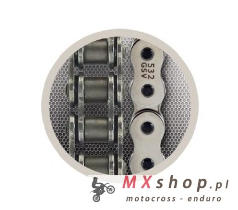 RK ŁAŃCUCH NAPĘDOWY 532GSV-110 (110 OGNIW) XW-RING DO 1200CM/43,0KN (ZAKUWKA W ZESTAWIE) - po próbie montażu RK ŁAŃCUCH NAPĘDOWY 532GSV-110 (110 OGNIW) XW-RING DO 1200CM/43,0KN (ZAKUWKA W ZESTAWIE) - po próbie montażu