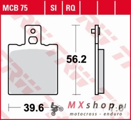 TRW ZF KLOCKI HAMULCOWE KH047 ORGANIC SPORT APRILIA AF-1 250 '90-, RS 250 '95-, DUCATI MONSTER 600/620/695/750/800/900/996/1000 