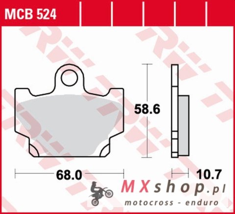 TRW ZF KLOCKI HAMULCOWE KH081 ORGANIC YAMAHA RD 80/125/250/350 '82-'84, SR 250 '96-'00, XV 250 '89-'96, XS 400/500 '82-'84, XT/X TRW ZF KLOCKI HAMULCOWE KH081 ORGANIC YAMAHA RD 80/125/250/350 '82-'84, SR 250 '96-'00, XV 250 '89-'96, XS 400/500 '82-'84, XT/X