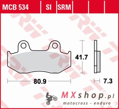 TRW ZF KLOCKI HAMULCOWE KH092 ORGANIC HONDA CR 125R '84-'86, MTX 125 '85-'95, NES/SH 125/150 '00-'08, XL 125R '85-'91, XL 250R ' TRW ZF KLOCKI HAMULCOWE KH092 ORGANIC HONDA CR 125R '84-'86, MTX 125 '85-'95, NES/SH 125/150 '00-'08, XL 125R '85-'91, XL 250R '