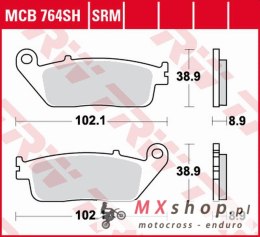 TRW ZF KLOCKI HAMULCOWE KH142 SINTER STREET BMW C 650 '12-'18, HONDA VT 600 SHADOW '94-'99, CB/CBR 650 '14-'20, NTV 650, VFR 750