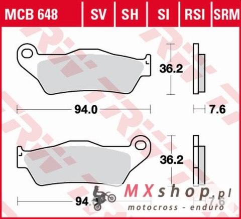 TRW ZF KLOCKI HAMULCOWE KH181 SINTER APRILIA RX 125 '00-'13, BMW G 450X '08-'11, KTM EXC 125 '90-'16, SX 250 '96-, EXC-F 350 '11 TRW ZF KLOCKI HAMULCOWE KH181 SINTER APRILIA RX 125 '00-'13, BMW G 450X '08-'11, KTM EXC 125 '90-'16, SX 250 '96-, EXC-F 350 '11