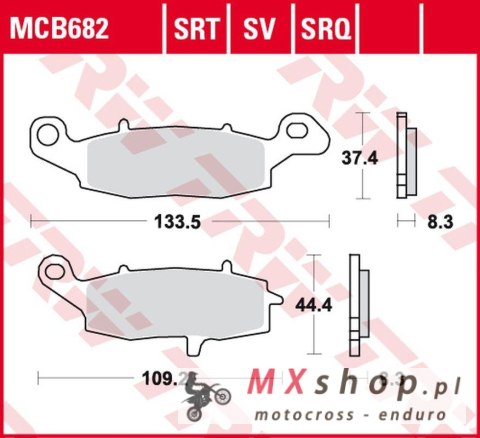 TRW ZF KLOCKI HAMULCOWE KH229 SINTER TRACK KAWASAKI NINJA 400 '11-, ER-6 '06-'16, VN 900 '06-'17, VN 1500/1600 '00-'08, VN 1700 TRW ZF KLOCKI HAMULCOWE KH229 SINTER TRACK KAWASAKI NINJA 400 '11-, ER-6 '06-'16, VN 900 '06-'17, VN 1500/1600 '00-'08, VN 1700