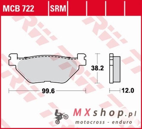 TRW ZF KLOCKI HAMULCOWE KH319 ORGANIC YAMAHA XP 500/530 T-MAX '01-'18, TDM 900 '02-'14, XV/XVS 950 '09-'18, XT 1200Z TENERE '11- TRW ZF KLOCKI HAMULCOWE KH319 ORGANIC YAMAHA XP 500/530 T-MAX '01-'18, TDM 900 '02-'14, XV/XVS 950 '09-'18, XT 1200Z TENERE '11-