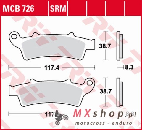 TRW ZF KLOCKI HAMULCOWE KH324 SINTER APRILIA ATLANTIC 125 '03-, SCARABEO 125 '04-'10, ATLANTIC 200 '02-'05, SCARABEO 200 '07-'12 TRW ZF KLOCKI HAMULCOWE KH324 SINTER APRILIA ATLANTIC 125 '03-, SCARABEO 125 '04-'10, ATLANTIC 200 '02-'05, SCARABEO 200 '07-'12