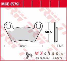 TRW ZF KLOCKI HAMULCOWE KH354 SINTER OFFROAD POLARIS RANGER 700 4X4/6X4/6X6 '06-'09, RANGER 800 '10-'12, RANGER 900 '11-, GEM 14
