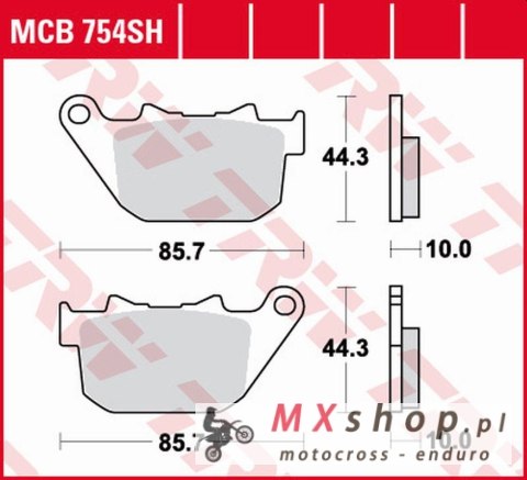 TRW ZF KLOCKI HAMULCOWE KH387 SINTER STREET HARLEY-DAVIDSON 883 XL-C/L/N/R ROADSTER/SPORTSTER '03-'15, 1200 XL-C/L/R/X SPORTSTER TRW ZF KLOCKI HAMULCOWE KH387 SINTER STREET HARLEY-DAVIDSON 883 XL-C/L/N/R ROADSTER/SPORTSTER '03-'15, 1200 XL-C/L/R/X SPORTSTER