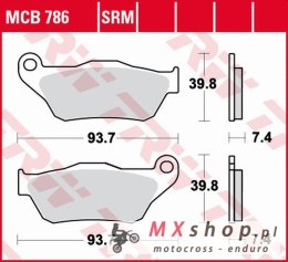 TRW ZF KLOCKI HAMULCOWE KH430 SINTER YAMAHA YP 125 X-MAX '06-'09, XP 250 X-MAX '05-'09 PRZÓD
