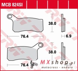 TRW ZF KLOCKI HAMULCOWE KH462 SINTER OFFROAD KTM SX-F/XC 450 ATV '08-'11, SX/XC 505 ATV '08-'13, XC 525 ATV '08-'13 PRZÓD