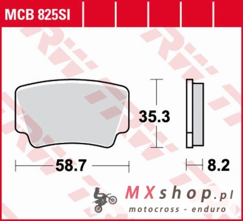 TRW ZF KLOCKI HAMULCOWE KH463 SINTER OFFROAD KTM SX-F/XC 450 ATV '08-'11, SX/XC 505 ATV '08-'13, XC 525 ATV '08-'13 TYŁ TRW ZF KLOCKI HAMULCOWE KH463 SINTER OFFROAD KTM SX-F/XC 450 ATV '08-'11, SX/XC 505 ATV '08-'13, XC 525 ATV '08-'13 TYŁ