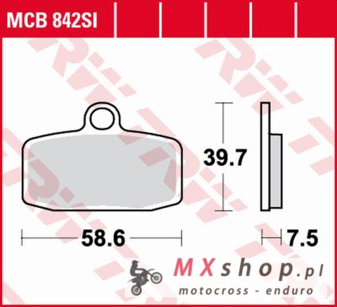 TRW ZF KLOCKI HAMULCOWE KH612 SINTER OFFROAD GAS GAS TXT 125/250/280/280 '12-, HUSQVARNA TC 85 '14-, KTM E-SM/SX/XC FREERIDE ELE TRW ZF KLOCKI HAMULCOWE KH612 SINTER OFFROAD GAS GAS TXT 125/250/280/280 '12-, HUSQVARNA TC 85 '14-, KTM E-SM/SX/XC FREERIDE ELE