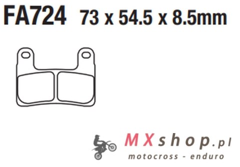 TRW ZF KLOCKI HAMULCOWE KH724 CARBON RACING BMW S 1000RR, R 1250R/RT '19-, R 1250GS/ADV '19-, S 1000XR '19-, PRZÓD TRW ZF KLOCKI HAMULCOWE KH724 CARBON RACING BMW S 1000RR, R 1250R/RT '19-, R 1250GS/ADV '19-, S 1000XR '19-, PRZÓD