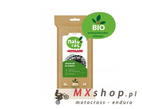 AUTOLAND NATURAL CHUSTECZKI DO KOKPITU POŁYSK (25 SZT) (12) AUTOLAND NATURAL CHUSTECZKI DO KOKPITU POŁYSK (25 SZT) (12)