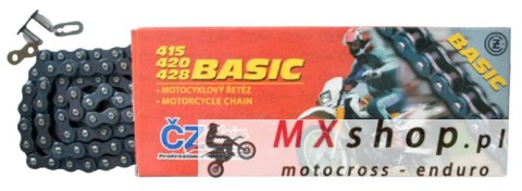 CZ ŁAŃCUCH NAPĘDOWY 420 BASIC (420S) (124 OGNIWA) (19,0 KN) + ZAPINKA CZ ŁAŃCUCH NAPĘDOWY 420 BASIC (420S) (124 OGNIWA) (19,0 KN) + ZAPINKA