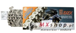 CZ ŁAŃCUCH NAPĘDOWY 520 DZX (102 OGNIW) ACTIVE RING (X-RING) CHROM DO 900 CCM (STREET) (37,8 KN) + ZAKUWKA DRĄŻONA