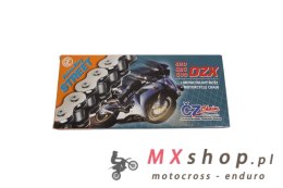 CZ ŁAŃCUCH NAPĘDOWY 525 DZX (108 OGNIW) ACTIVE RING (X-RING) CHROM DO 1000 CCM (40,0 KN) + ZAKUWKA DRĄŻONA
