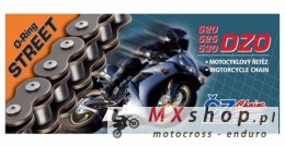 CZ ŁAŃCUCH NAPĘDOWY 525 DZO (104 OGNIW) O-RING BRONZE DO 900 CCM (STREET) (40,0 KN) + ZAKUWKA DRĄŻONA