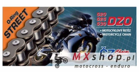 CZ ŁAŃCUCH NAPĘDOWY 525 DZO (104 OGNIW) O-RING BRONZE DO 900 CCM (STREET) (40,0 KN) + ZAKUWKA DRĄŻONA CZ ŁAŃCUCH NAPĘDOWY 525 DZO (104 OGNIW) O-RING BRONZE DO 900 CCM (STREET) (40,0 KN) + ZAKUWKA DRĄŻONA