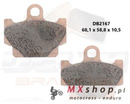 DELTA BRAKING KLOCKI HAMULCOWE PRZÓD KH81 - ZASTĘPUJĄ DB2167MX-D I DB2167QD-D YAMAHA XV 250 VIRAGO '89-'94, SR 125 92-'96, SR 25