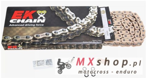 EK ŁAŃCUCH NAPĘDOWY ZVX3 ULTRA SPORT NX-RING 520ZVX3 120 OGNIW KOLOR ZŁOTY (DO 1200CCM) (41,8KN) (MADE IN JAPAN) (ZAKUWKA) EK ŁAŃCUCH NAPĘDOWY ZVX3 ULTRA SPORT NX-RING 520ZVX3 120 OGNIW KOLOR ZŁOTY (DO 1200CCM) (41,8KN) (MADE IN JAPAN) (ZAKUWKA)