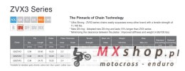 EK ŁAŃCUCH NAPĘDOWY ZVX3 ULTRA SPORT NX-RING 520ZVX3 120 OGNIW KOLOR ZŁOTY (DO 1200CCM) (41,8KN) (MADE IN JAPAN) (ZAKUWKA)