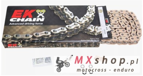 EK ŁAŃCUCH NAPĘDOWY ZVX3 ULTRA SPORT NX-RING 530ZVX3 112 OGNIW (DO 1400CCM) (48,9 KN) (MADE IN JAPAN) (ZAKUWKA) EK ŁAŃCUCH NAPĘDOWY ZVX3 ULTRA SPORT NX-RING 530ZVX3 112 OGNIW (DO 1400CCM) (48,9 KN) (MADE IN JAPAN) (ZAKUWKA)