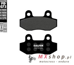GALFER KLOCKI HAMULCOWE KH086 PÓŁMETALICZNE