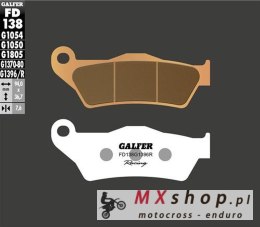 GALFER KLOCKI HAMULCOWE KH181 SPIEK METALICZNY (ZŁOTE) OFF ROAD RACING KTM SX/EXC '92-'20 (BREMBO)