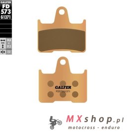 GALFER KLOCKI HAMULCOWE KH254 SPIEK METALICZNY (ZŁOTE) STREET BMW M 1000 R '23-'24; M 1000 RR '21- TYŁ
