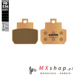 GALFER KLOCKI HAMULCOWE KH425 SPIEK METALICZNY (ZŁOTE) STREET PIAGGIO MP 3 125/250 '08-'08; X8 125/200/250 '04-; X9 250 '04-