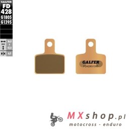 GALFER KLOCKI HAMULCOWE KH495 SPIEK METALICZNY (ZŁOTE) TRIAL