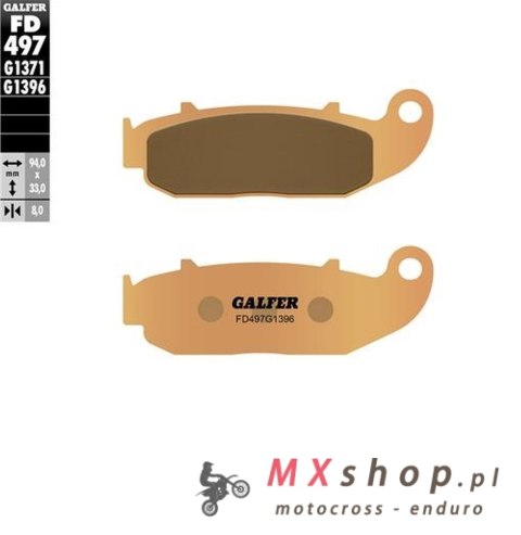 GALFER KLOCKI HAMULCOWE KH664 SPIEK METALICZNY (ZŁOTE) OFF ROAD (KOVE) GALFER KLOCKI HAMULCOWE KH664 SPIEK METALICZNY (ZŁOTE) OFF ROAD (KOVE)