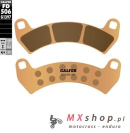 GALFER KLOCKI HAMULCOWE KH680 SPIEK METALICZNY (ZŁOTE) ATV POLARIS