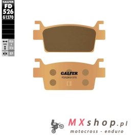 GALFER KLOCKI HAMULCOWE KH719 SPIEK METALICZNY (ZŁOTE) KAWASAKI KRX 1000 TERYX '20-'23; KYMCO AK 550 '17-'23