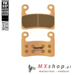 GALFER KLOCKI HAMULCOWE KH724 SPIEK METALICZNY (ZŁOTE) RACING BMW S 1000RR '19-'23; S 1000XR '20-'23; R 1250GS '19-'23; R1250RT 