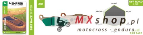NEWFREN KLOCKI HAMULCOWE PRZÓD KH181 (DIRT RACE) BREMBO PRZÓD NEWFREN KLOCKI HAMULCOWE PRZÓD KH181 (DIRT RACE) BREMBO PRZÓD