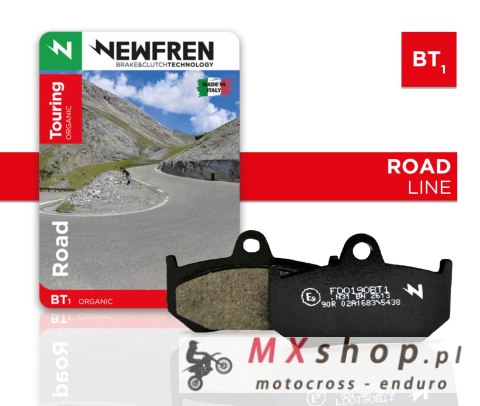 NEWFREN KLOCKI HAMULCOWE PRZÓD KH181 (TOURING ORGANIC) BREMBO PRZÓD NEWFREN KLOCKI HAMULCOWE PRZÓD KH181 (TOURING ORGANIC) BREMBO PRZÓD