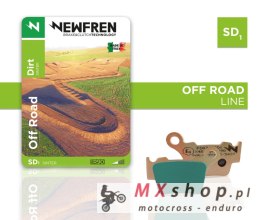NEWFREN KLOCKI HAMULCOWE TYŁ KH368 (DIRT SINTER) BREMBO TYŁ
