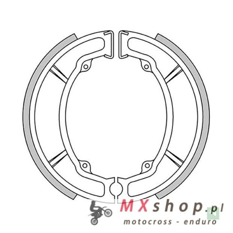 NEWFREN SZCZĘKI HAMULCOWE SUZUKI RM 250 '80-'86; RM 400 '80; RM 465 '81-'82; LT-Z 90 '07-'20; LT 125 '85-'87; PE 175 '82 TYŁ (13 NEWFREN SZCZĘKI HAMULCOWE SUZUKI RM 250 '80-'86; RM 400 '80; RM 465 '81-'82; LT-Z 90 '07-'20; LT 125 '85-'87; PE 175 '82 TYŁ (13