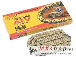 REGINA ŁAŃCUCH NAPĘDOWY 520QUAD (94 OGNIW) Z-RING ATV DO 500 CCM ZŁOTY (135QUAD/1008)